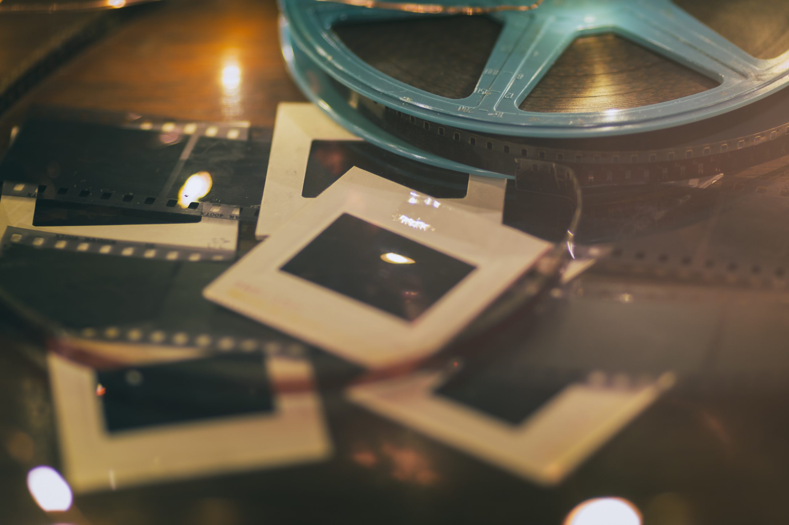 Photo,Slides,,Film,Negatives,And,8mm,Or,Super,8,Vintage